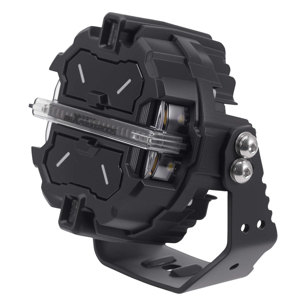 LED high beam lights set 3.5 inch round 160W 19200LM DRL dual side light 270 degree IP68 9-32V Crosshair for off-road and ATV