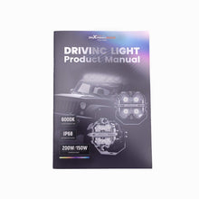 Load image into Gallery viewer, LED high beam lights set 3.5 inch round 160W 19200LM DRL dual side light 270 degree IP68 9-32V Crosshair for off-road and ATV