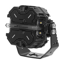 Load image into Gallery viewer, LED pod lights set 3.5 inch square black 160W RGB DRL amber/white 270 degree IP68 12V Crosshair for off-road
