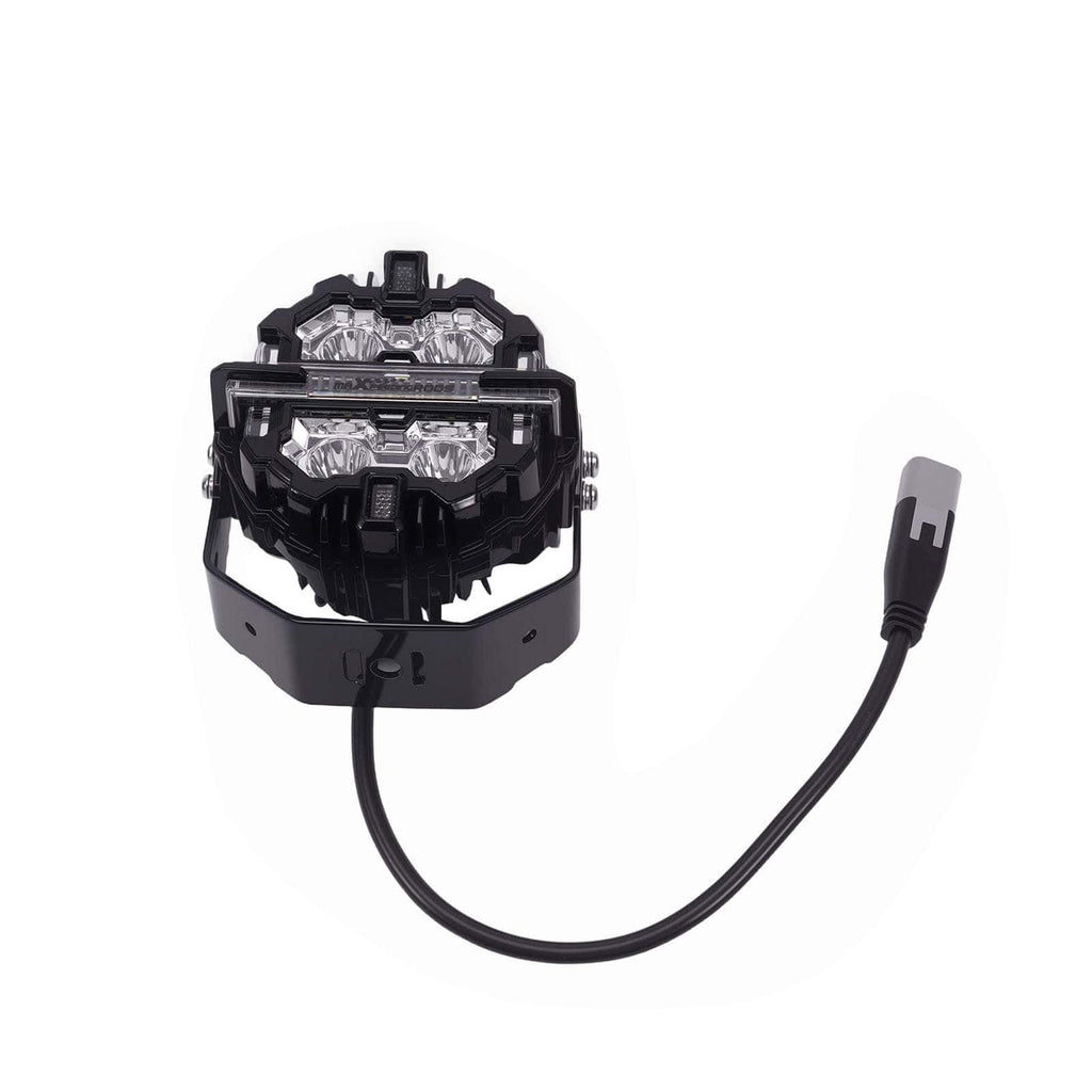 5 LED Auxiliary Lights 21360LM Spot+Side Light 270° Aluminum White/Amber