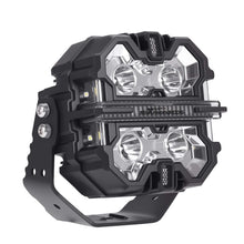 Load image into Gallery viewer, Quad LED Headlight DRL Daytime Running Light 6000K for Truck Offroad Aluminum IP68