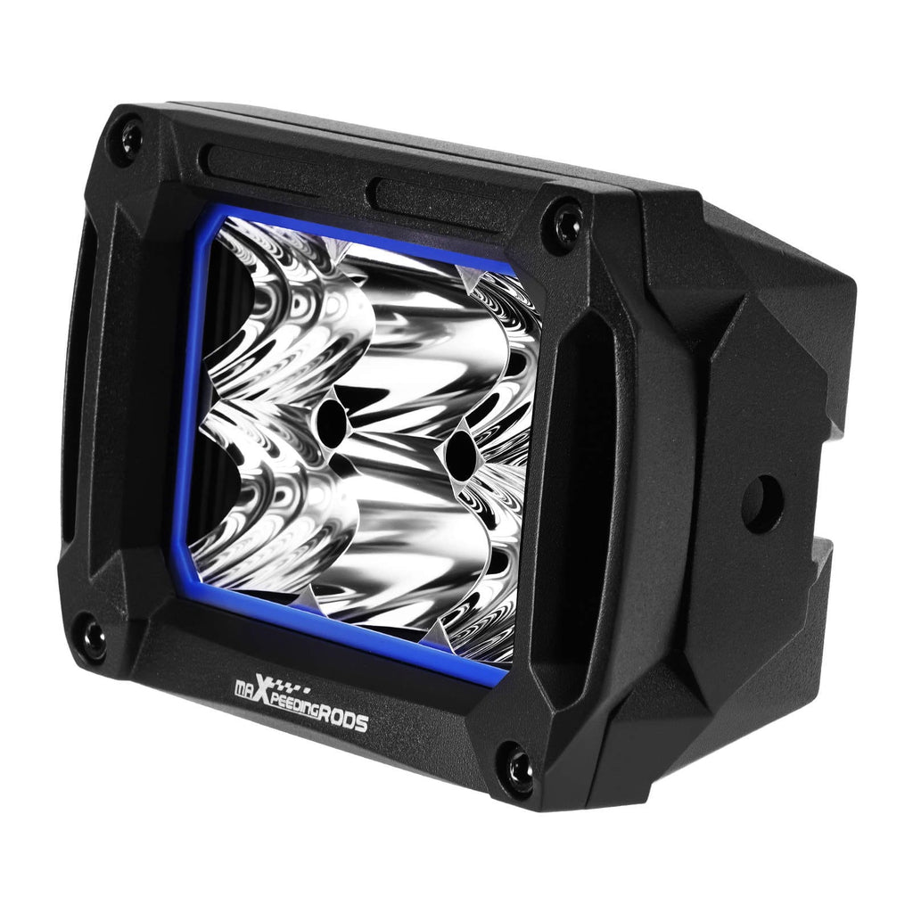 60W 4.4 offroad LED Light Bar suitable for Jeep SUV 6000lm Rectangular Spot Flood