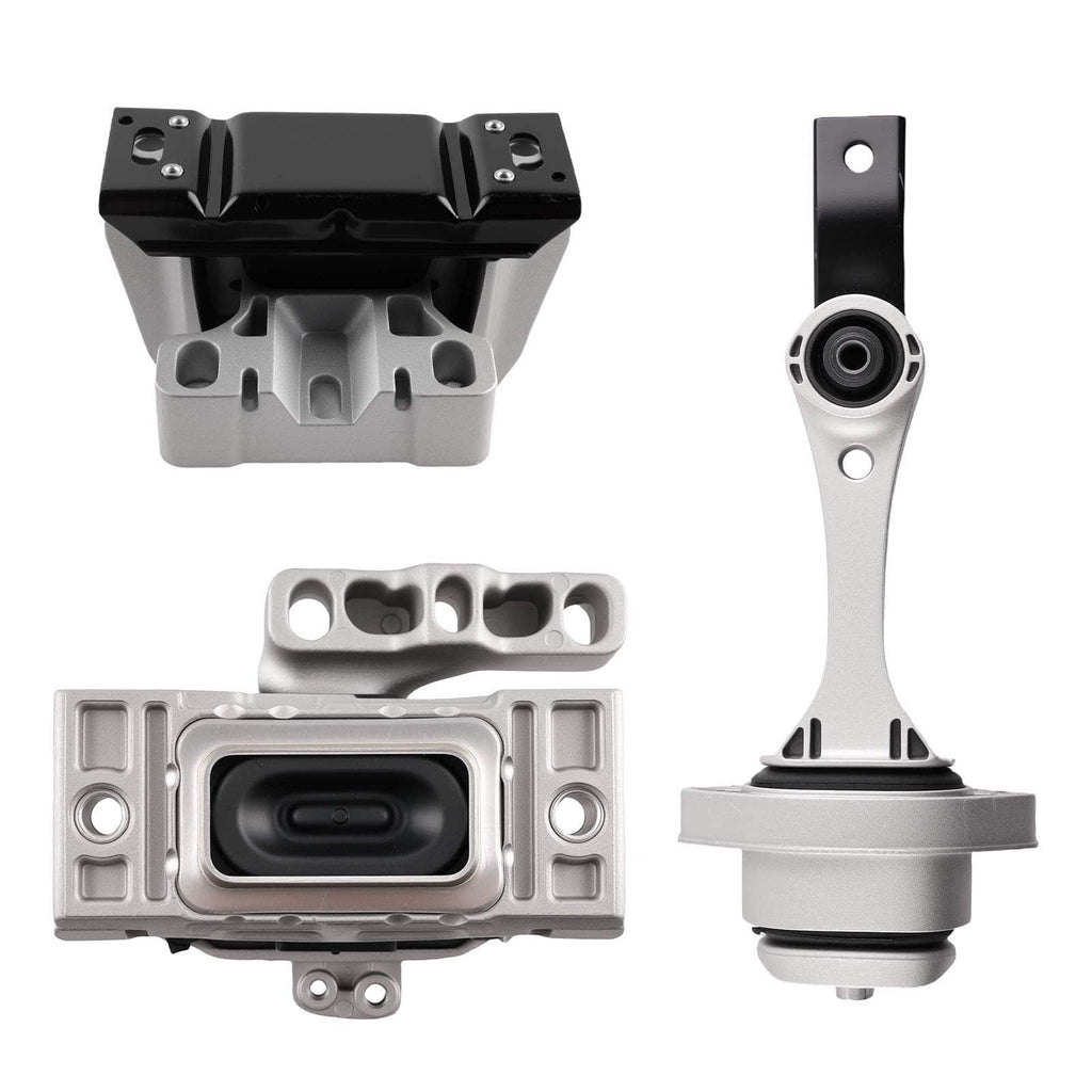 3x Engine Mount Gearbox Mount suitable for Seat Leon Toledo II suitable for VW Bora suitable for Golf 1.6-2.3 98-06