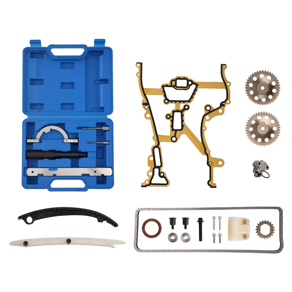 Complete Timing Chain Kit + Setting Tool suitable for Opel Corsa C D Astra G H 1.0