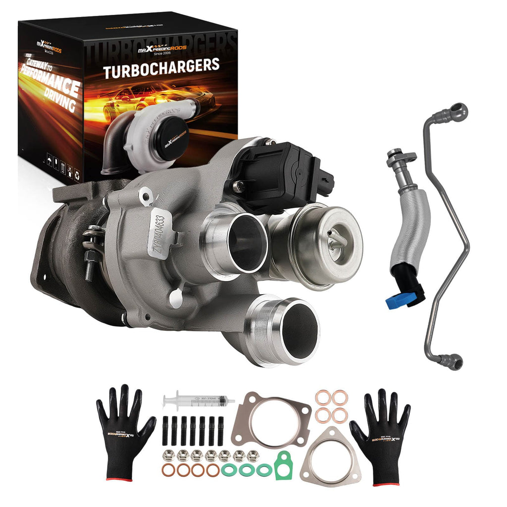 Turbo K03 met olieretourleiding geschikt voor Mini Cabriolet R57 Cooper S N14 128kW