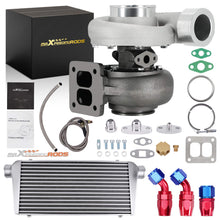 Load image into Gallery viewer, GT45 turbo kit universeel met intercooler en olieleiding