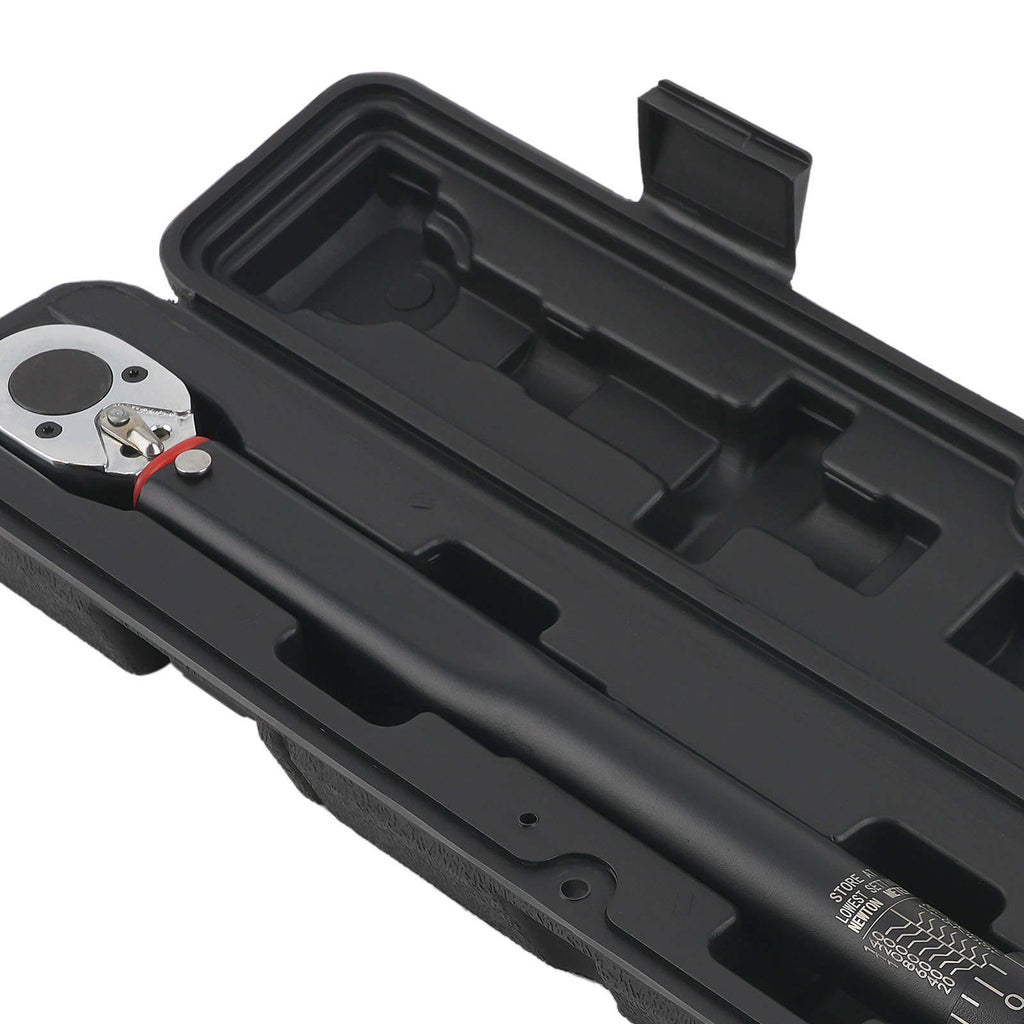 Torque Wrench 10-140Nm 3/8 Inch Pre-calibrated ±4% for Cars trucks