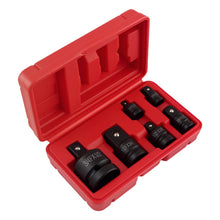 Load image into Gallery viewer, 6 Pieces Impact Adapter Set 1/4 3/8 1/2 Socket Wrench Reducers 45#