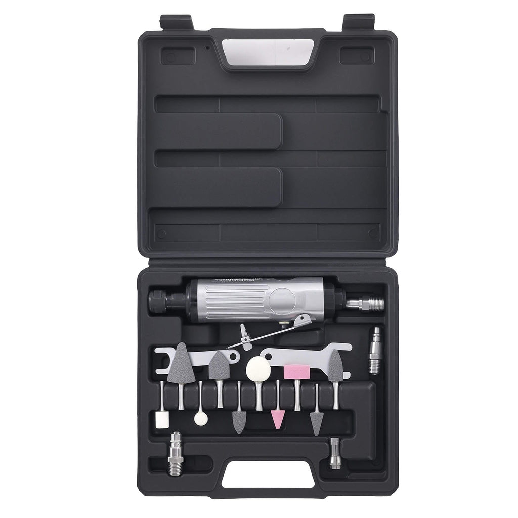 Druckluft Luftschleifer Kompakt 1/4 Stabschleifer 25000 U/min Komplett Set
