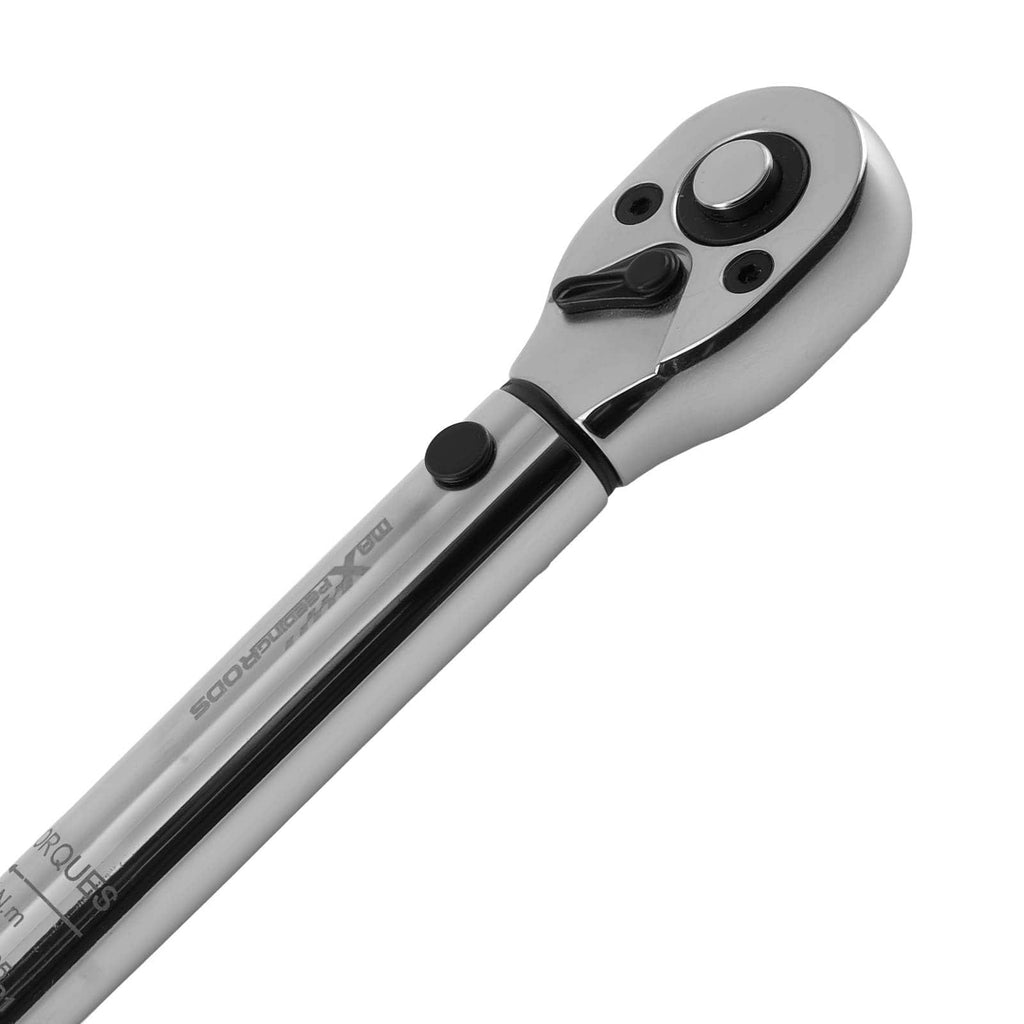 Set of 3 Torque Wrenches 1/4 3/8 1/2 Ratchet 5-220Nm Aluminum Handle