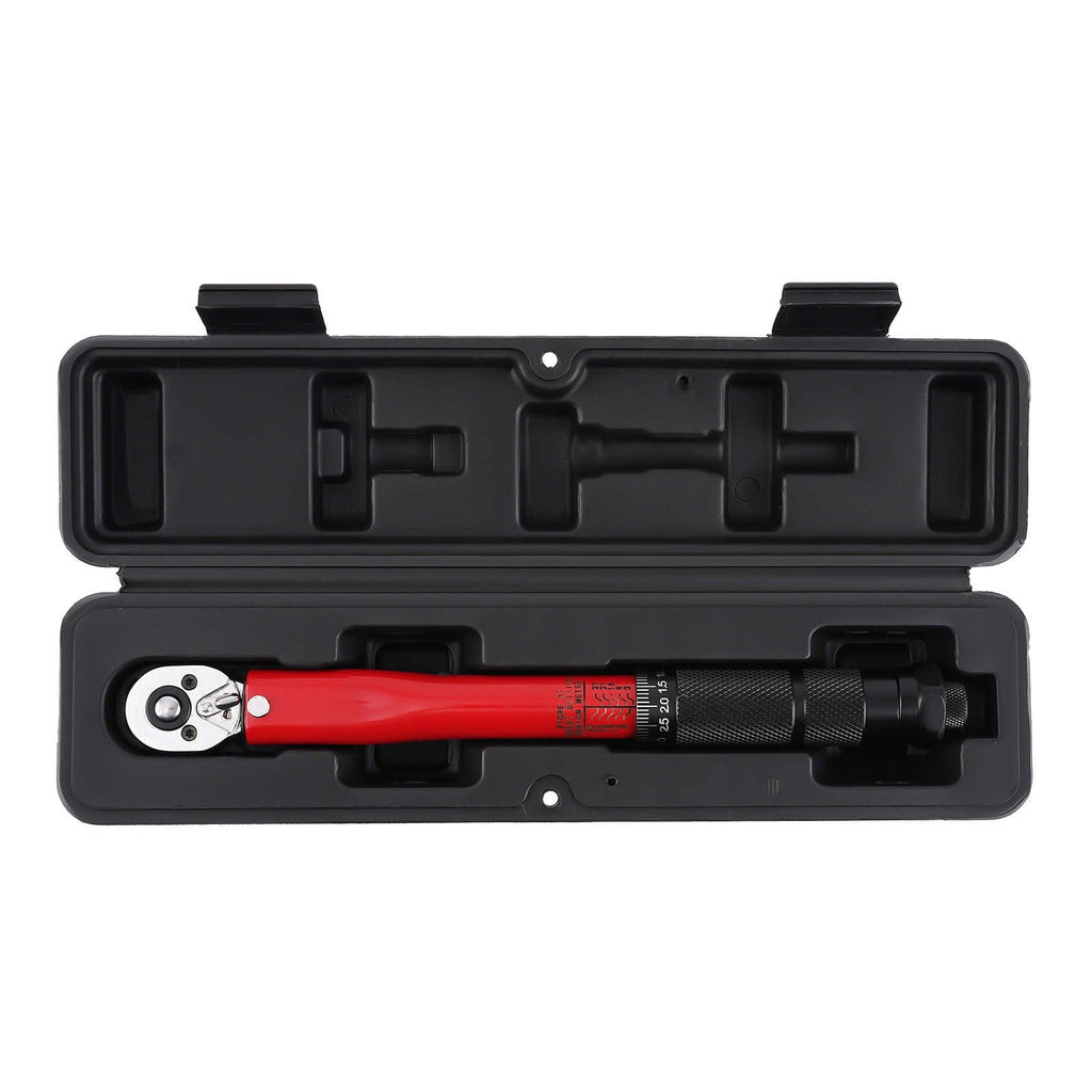 Precision Torque Wrench 27cm 5-30Nm ±4% with Reversible Ratchet Tool