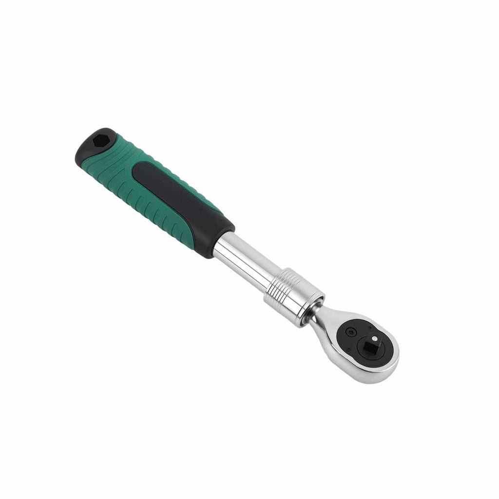 3 Ratchet Wrenches 1/4 3/8 1/2 72 Teeth Extendable Ergonomic Handle
