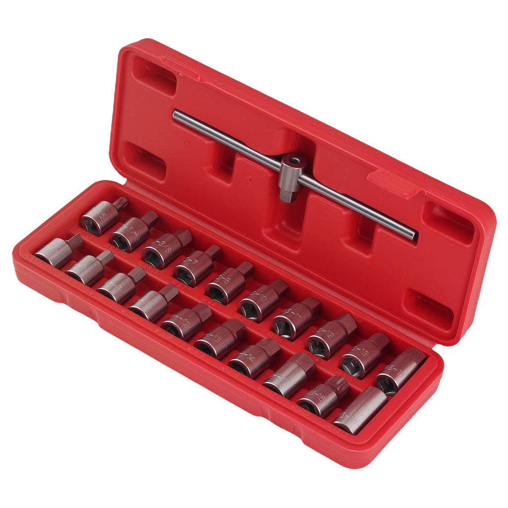 21 Drain Plug Keys suitable for Renault Peugeot Citroen Vauxhall CR40 Steel