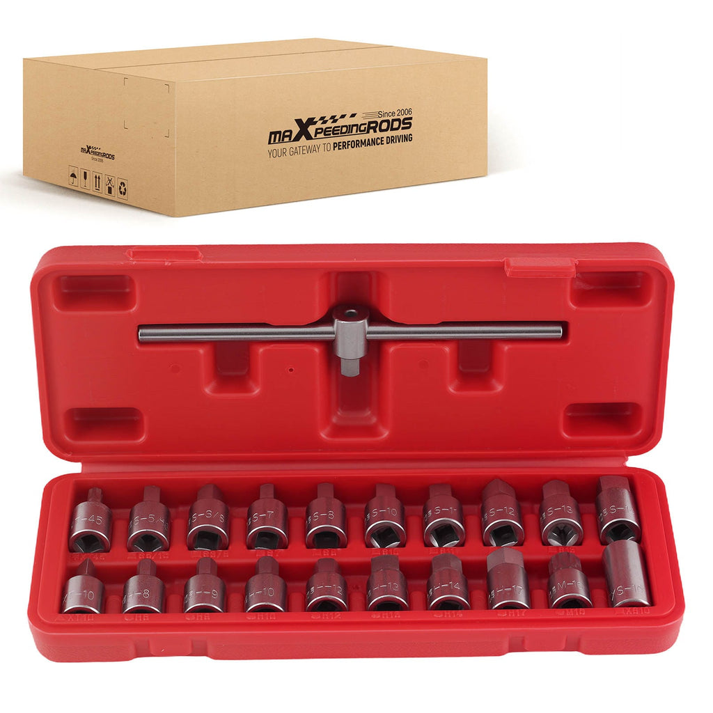 21 Drain Plug Keys suitable for Renault Peugeot Citroen Vauxhall CR40 Steel