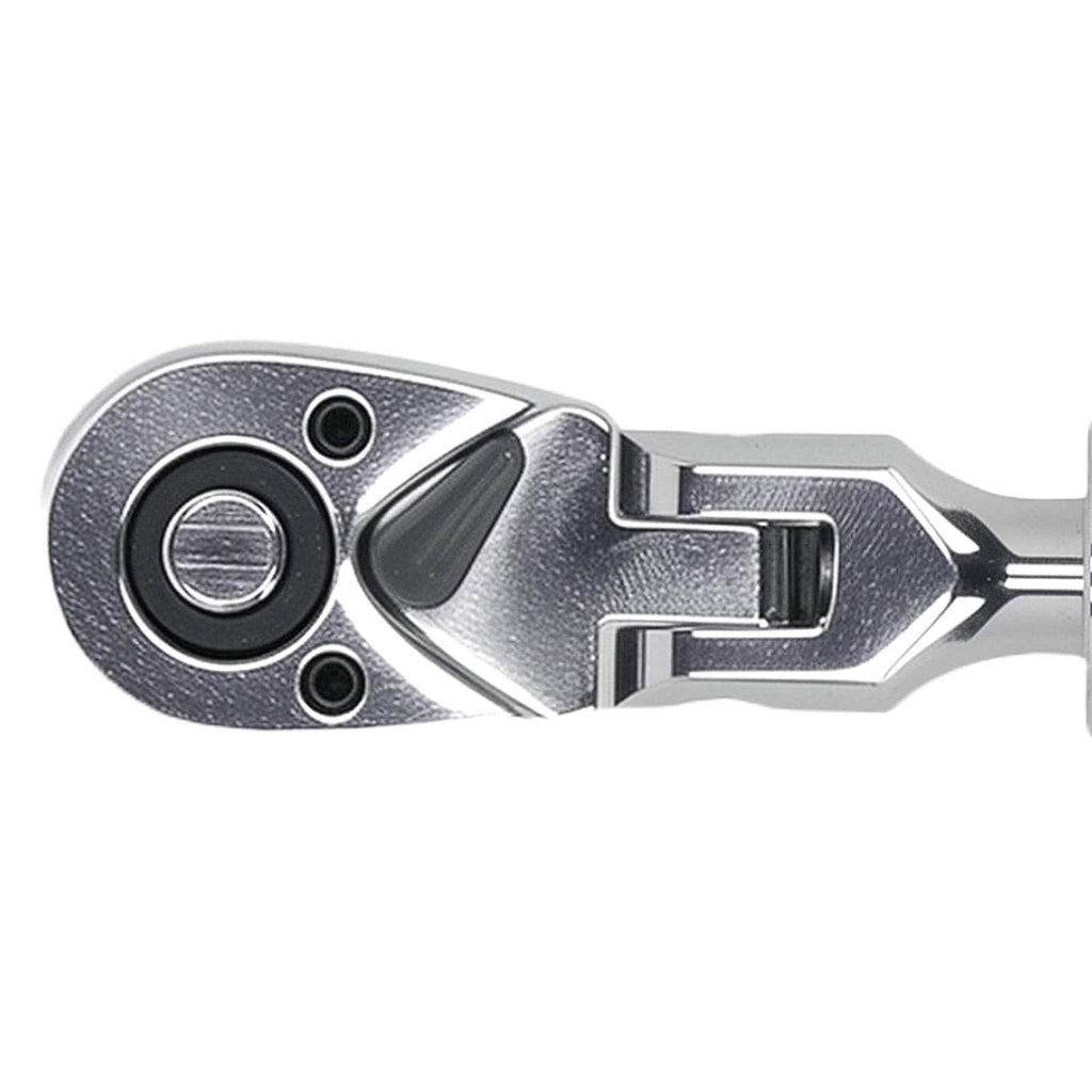 1/4 Inch 72-Tooth 40Cr Steel Flexible 180° Professional Ratchet