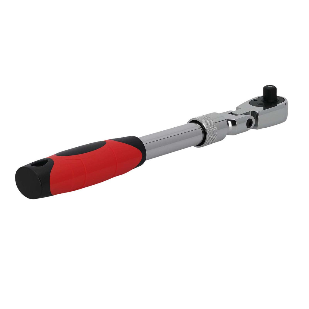 Ratchet Wrench 3/8 72 Teeth 40cr Steel Extendable 250-315mm TPR Handle
