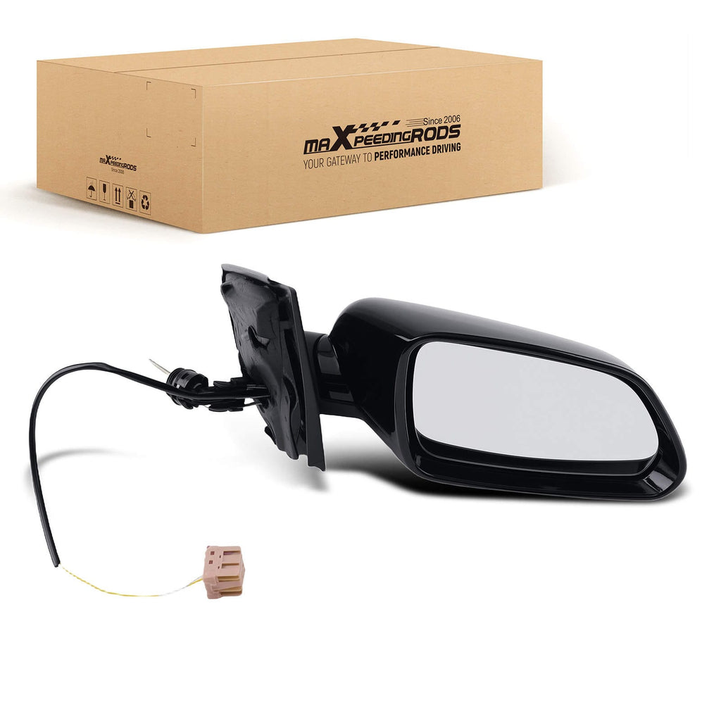 Right Aspheric Mirror with Indicator suitable for VW Polo 9N 2005-2009 Black