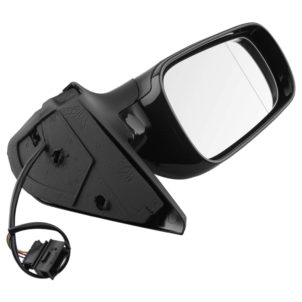 Left Outer Mirror suitable for VW Bora 98-05 1J1857507 Heated Black Aspherical
