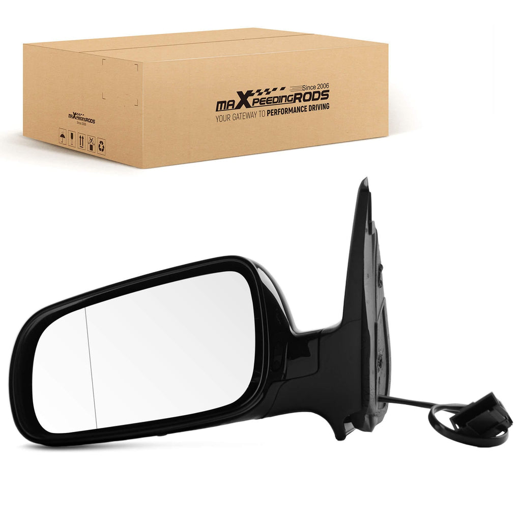 Left Outer Mirror suitable for VW Bora 98-05 1J1857507 Heated Black Aspherical