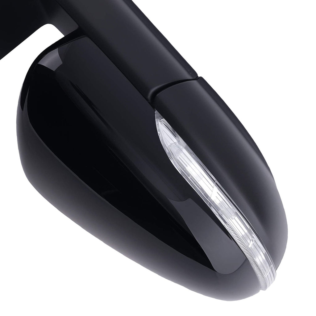 Electric Heated Right Mirror suitable for VW Touran 10-15 Black 6 Pin 5K0857522