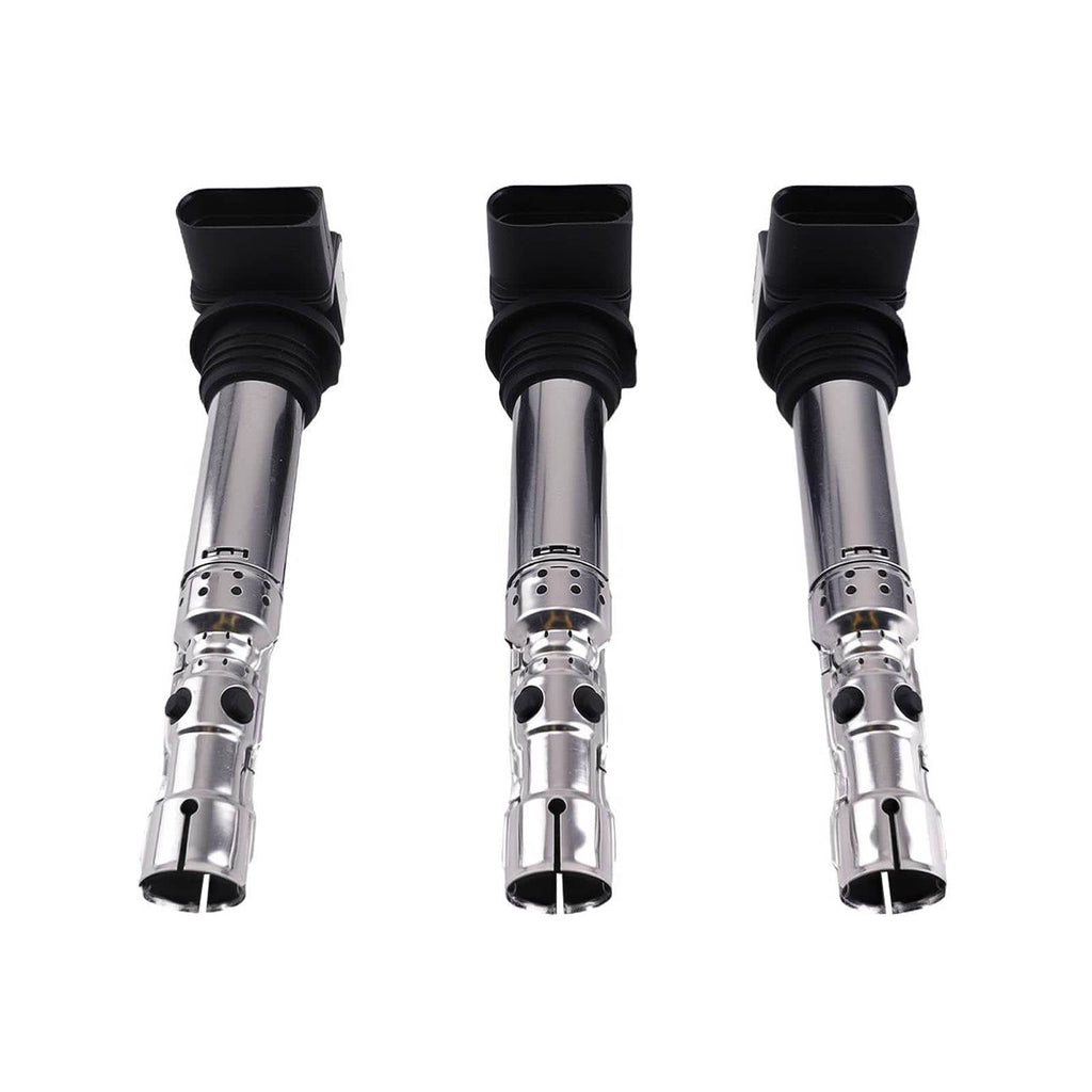 3x Ignition Coil Kit suitable for VW Fox suitable for Seat Ibiza 1.2L 03D905105A 03D905105B