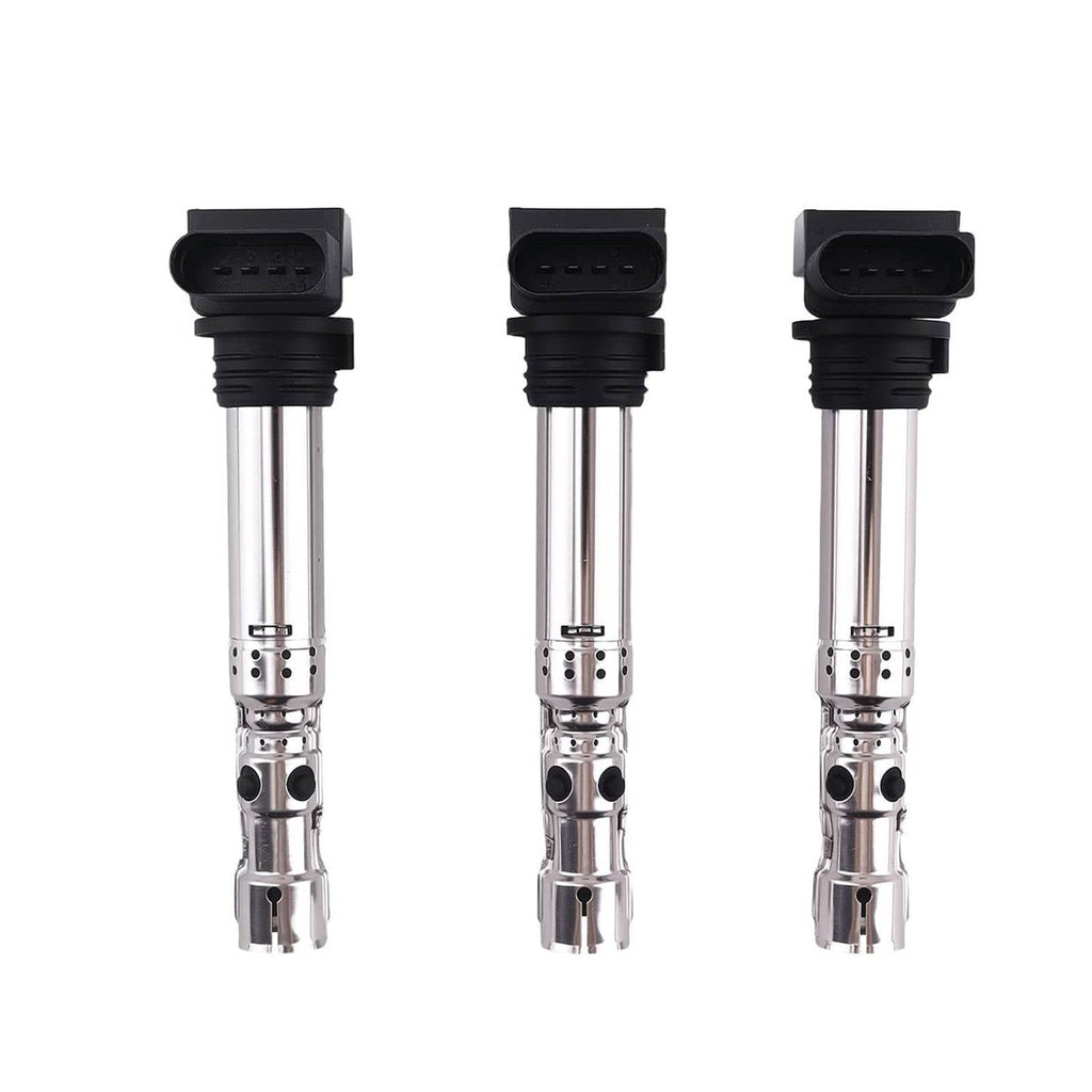 3x Ignition Coil Kit suitable for VW Fox suitable for Seat Ibiza 1.2L 03D905105A 03D905105B