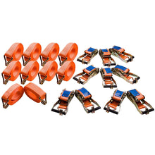 Load image into Gallery viewer, 10* Spanngurt 4t 5m 2000 daN 4000 daN kg Zurrgurte for LKW