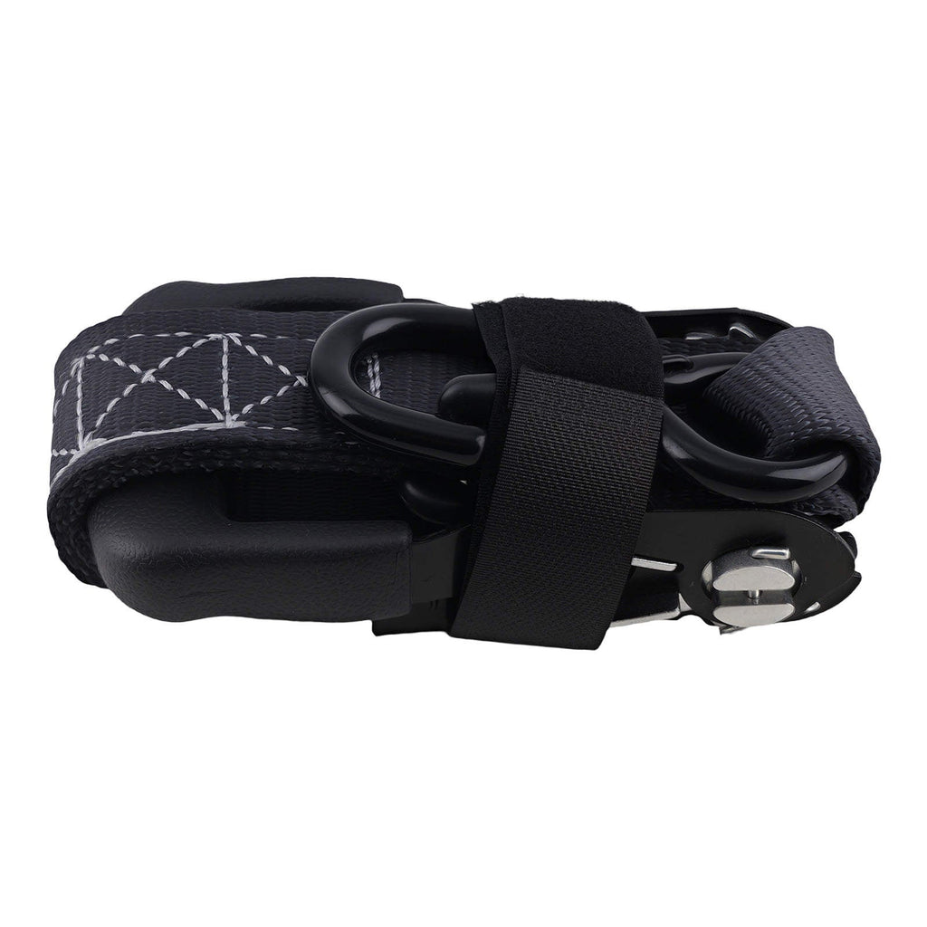4x Ratchet Tie Down Straps Truck 5208 lb 2.4m S-Hooks Black S-Hook Safety Clip