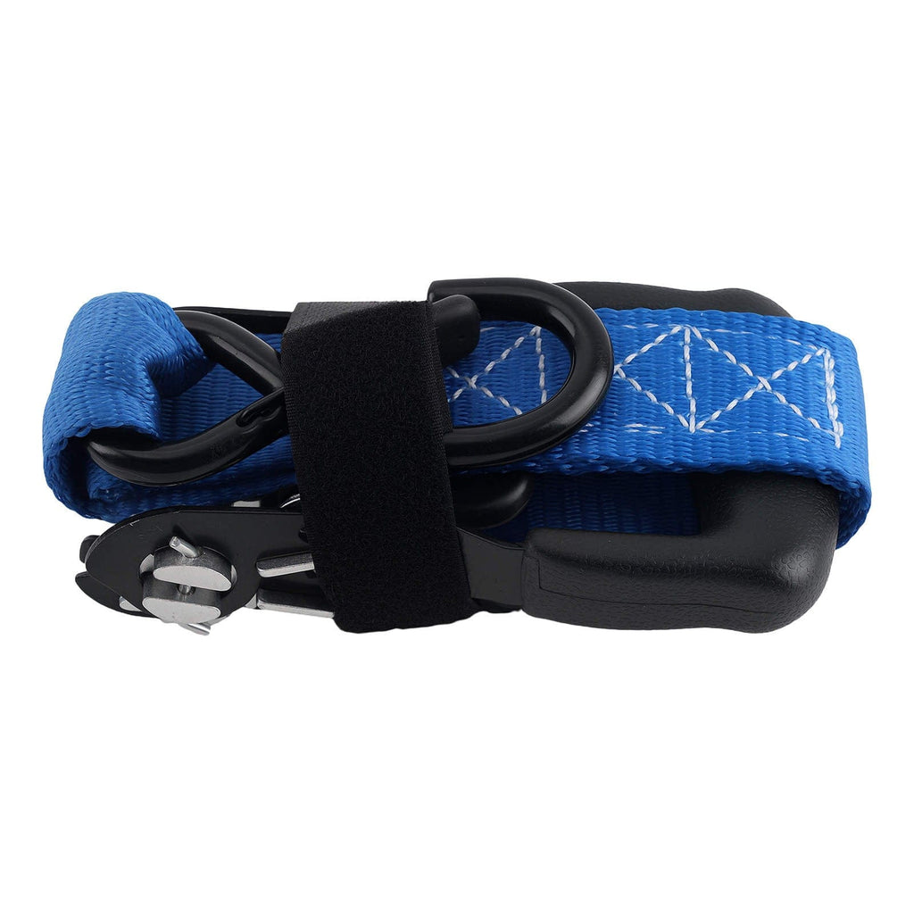 4x Ratchet Tie Down Straps with Hooks Lashing Straps Tie Down Strap 5208 lb 2.4m Blue