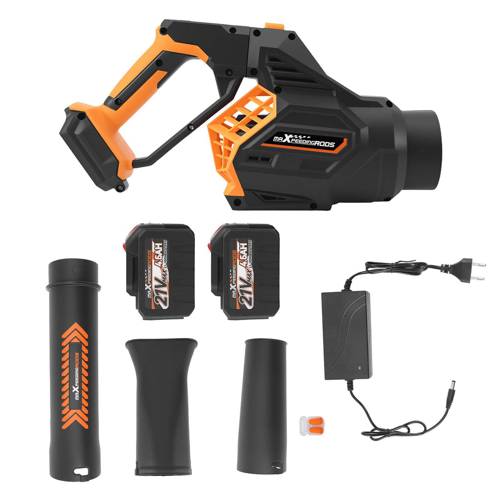 Blower 21V 4500mAh 580 CFM 160 MPH Ergonomic Design 2 Batteries