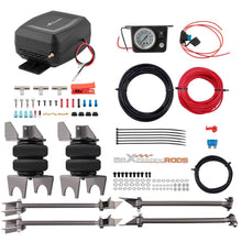 Load image into Gallery viewer, 4 Link Suspension Universal Air Ride Suspension + 12V Compressor Controller Kit for Truck
