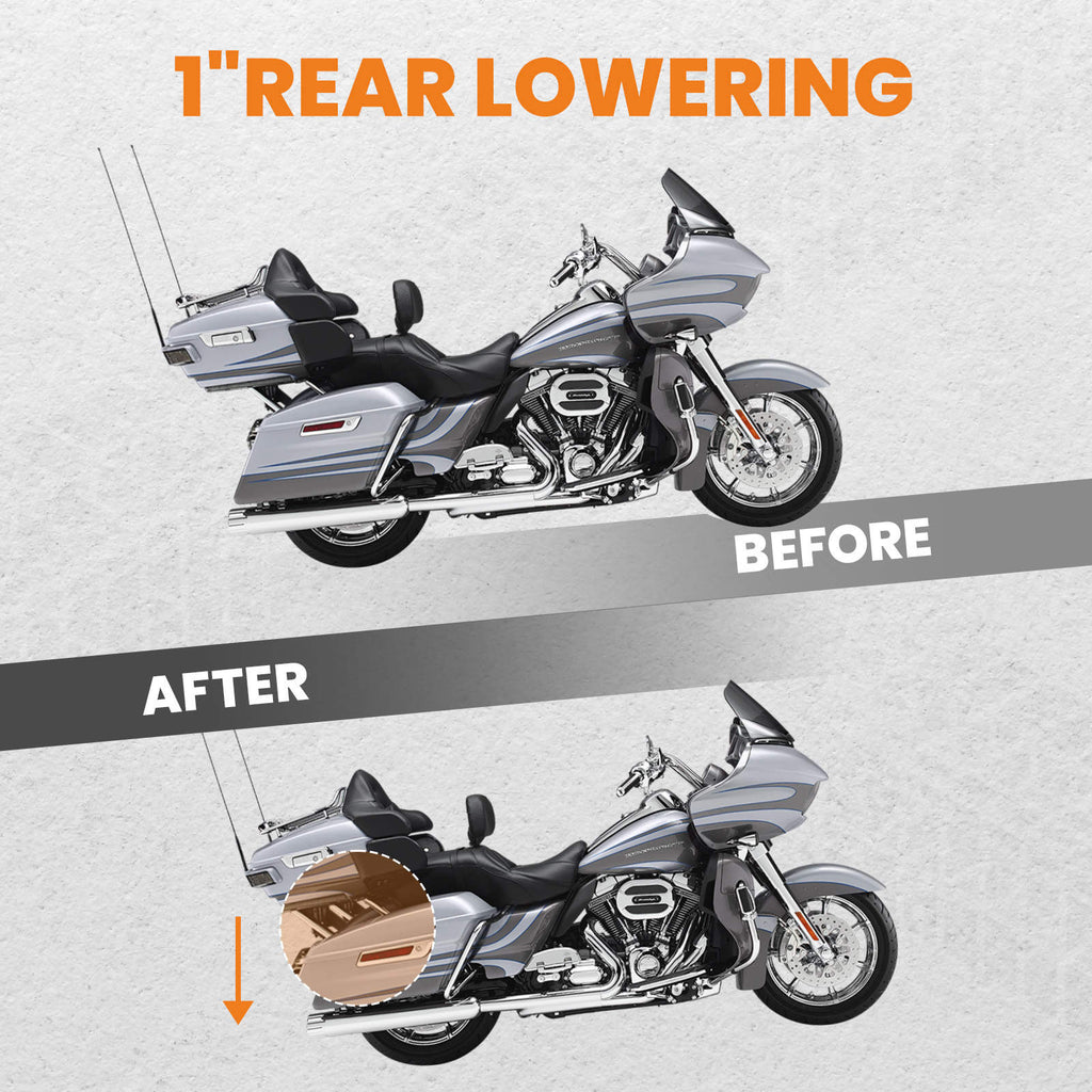 1 rear lowering kit suitable for Harley Davidson Street Glide Special 2019