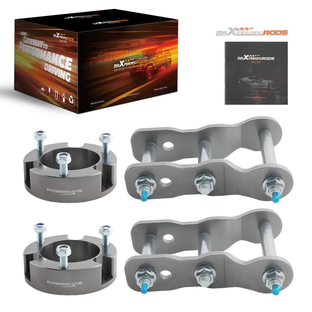 3-inch front + 2-inch rear shackles lift kit suitable for Toyota Hilux 4WD 2005-2014