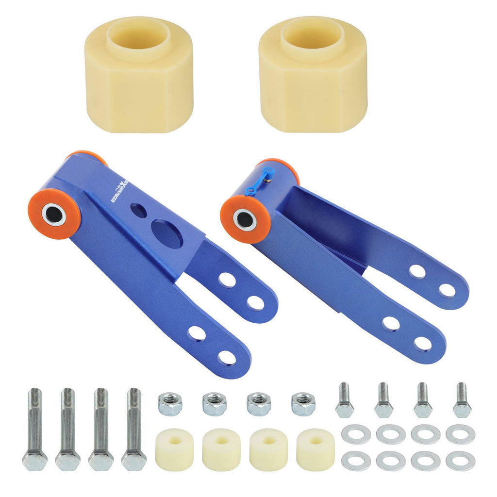 Front 3 + Rear 2 Inch Lift Kit Spacers compatible with Jeep Cherokee XJ 1984-2001 4WD 4X4