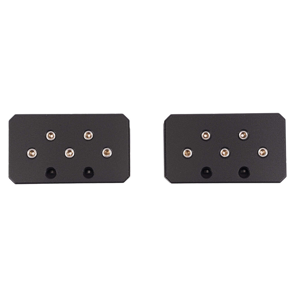 Universal LED Light Bracket for Hood Aluminum 55x32x23mm No Drilling Truck SUV