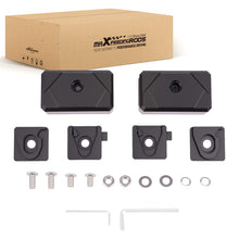 Load image into Gallery viewer, Universal LED Hood Mount Support for SUV Pickup suitable for Jeep Pickup Aluminum 1-6mm M8