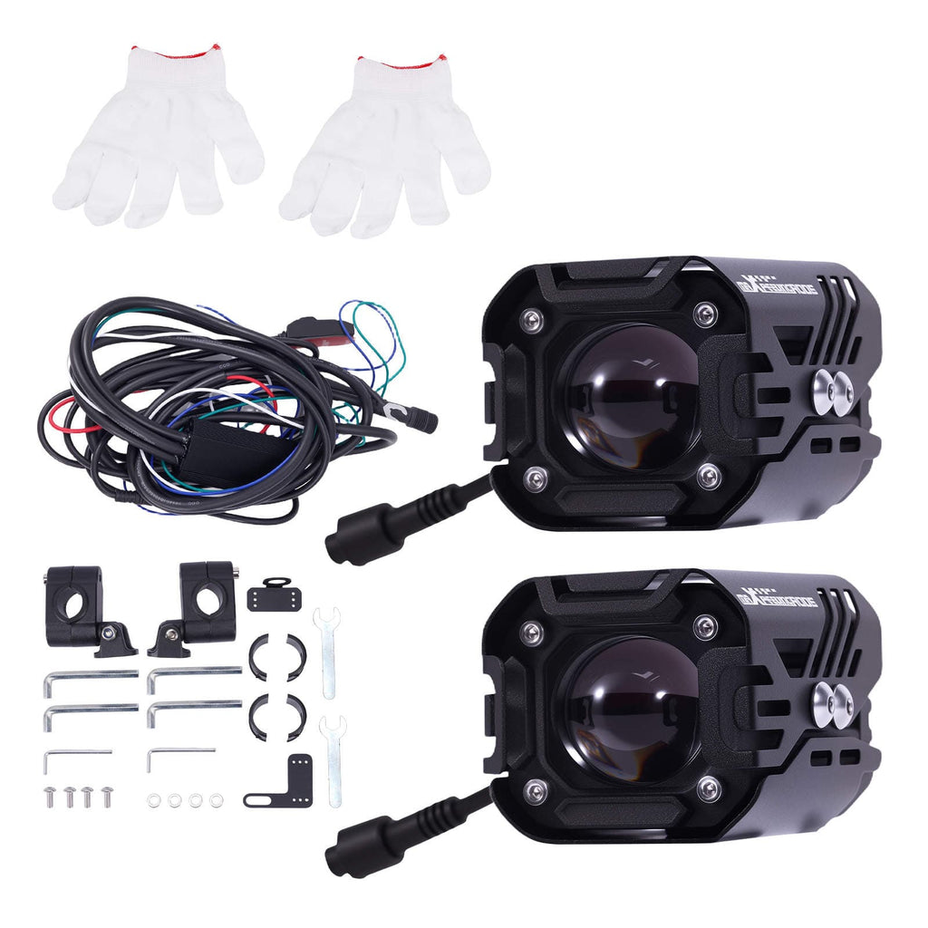 80W LED Auxiliary Lights 12V for motorcycle ATV UTV off-road