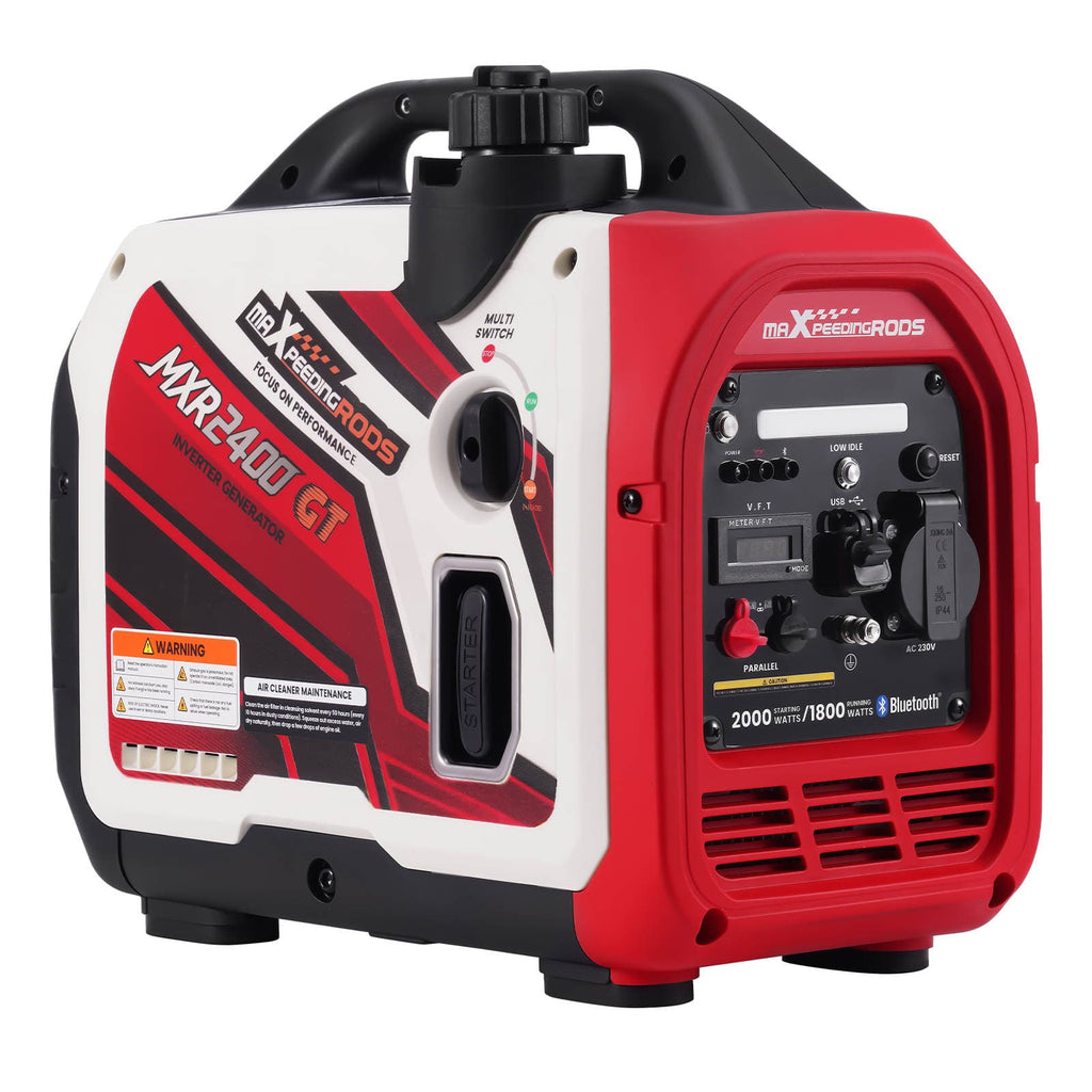 1800W/2000W Gasoline Portable Inverter Generator 15kg Bluetooth Monitor