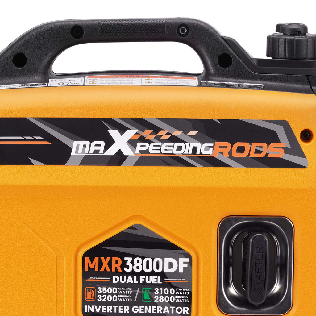 LPG Gas + Gasoline Portable Power Generator 3200W 3500W for Caravan