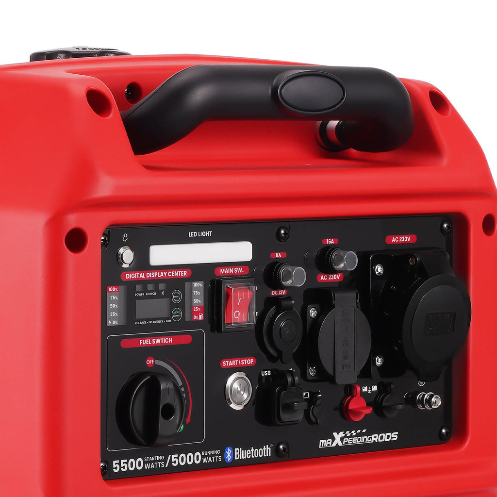 5000W/5500W Gasoline Inverter Generator Bluetooth/Electric Start