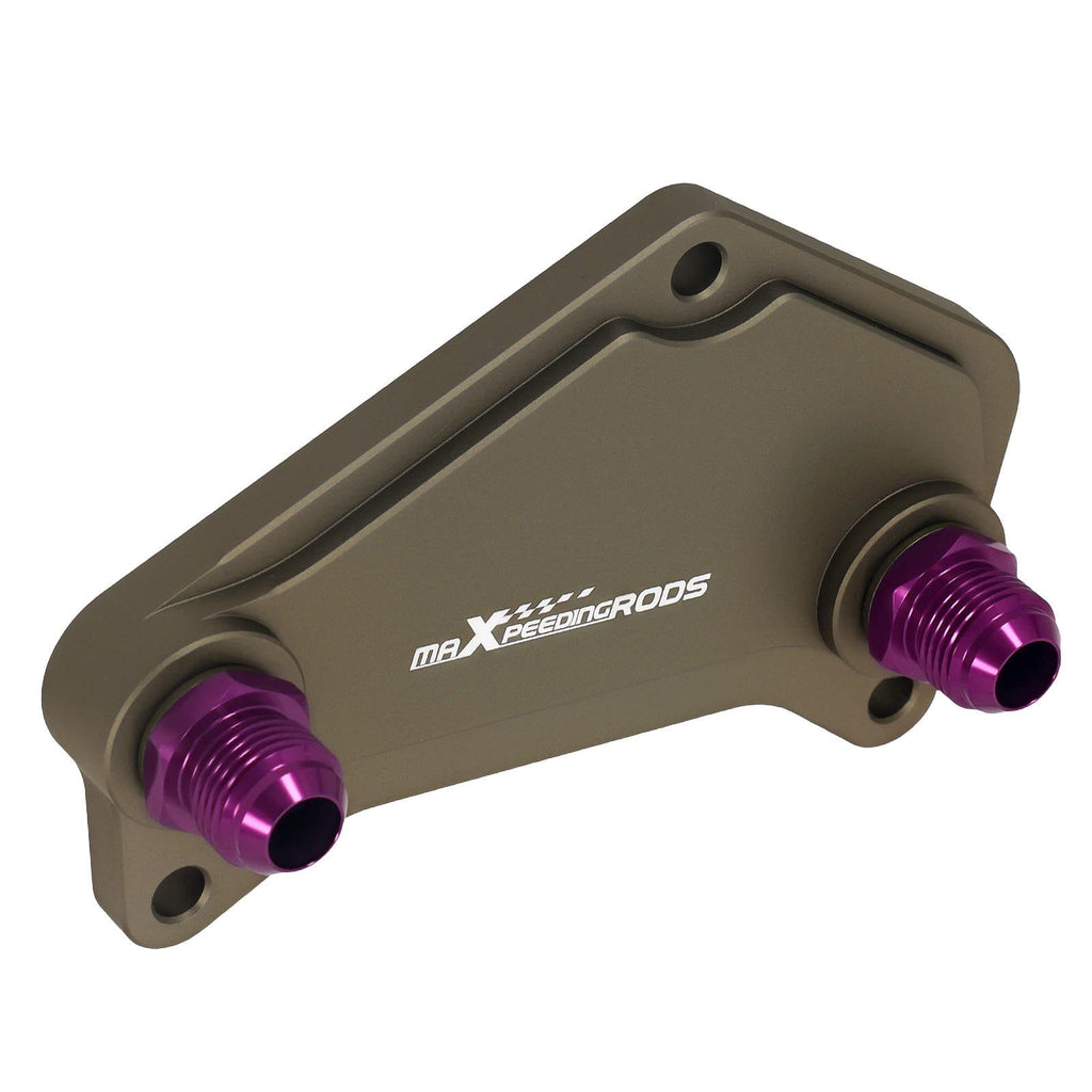 Oil Sandwich Adapter AN10 suitable for VW Audi Golf MK5 MK6 GTI DQ250