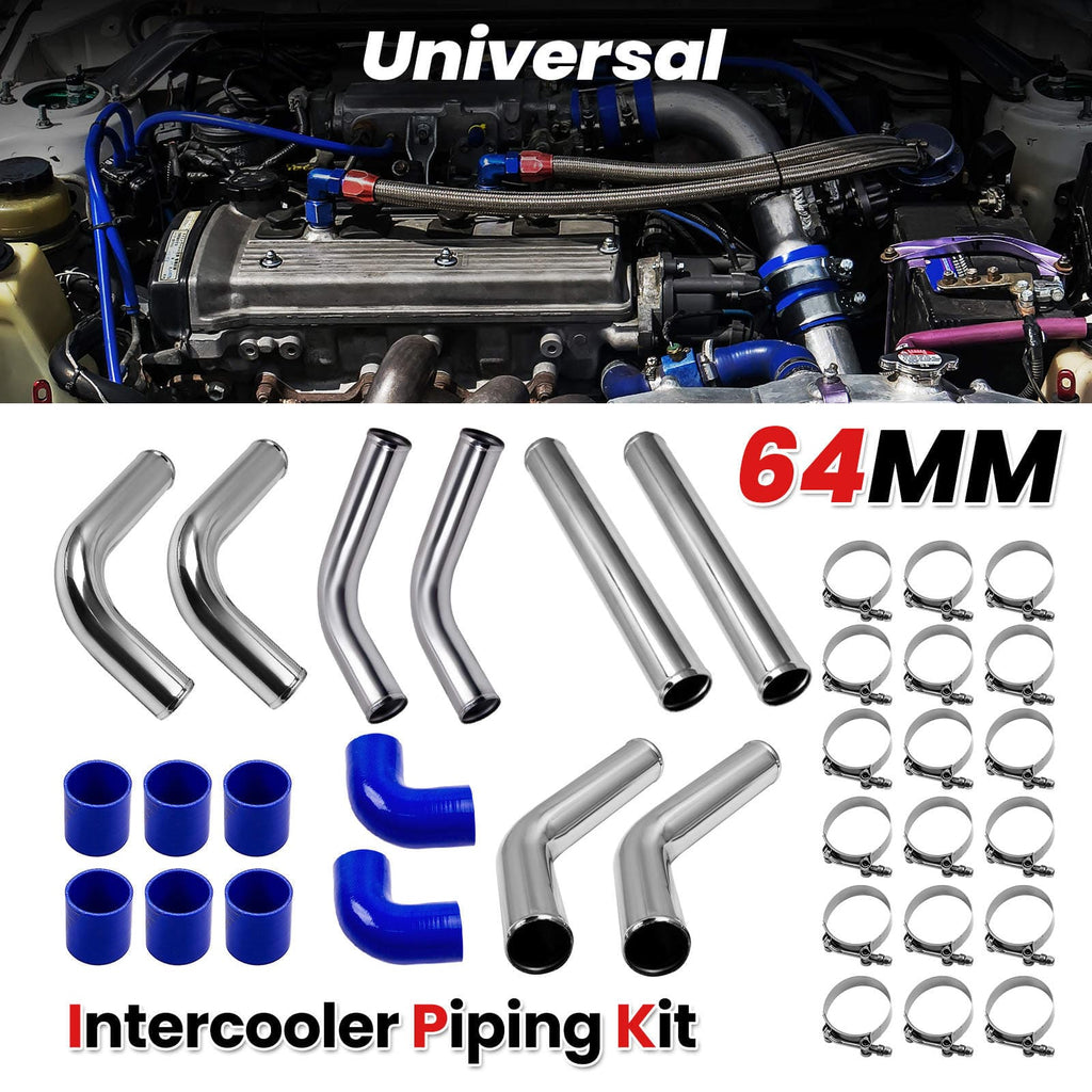 2.5 Intercooler Pipe Kit Universal Intercooler 45/75/90 Degree Pipe Kit