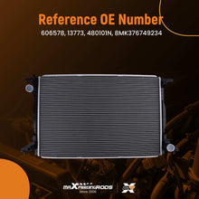 Load image into Gallery viewer, Aluminum Water Cooler suitable for Audi A6 A7 A8 Q7 Q8 3.0L V6 2017-2023 606578 Cross Flow