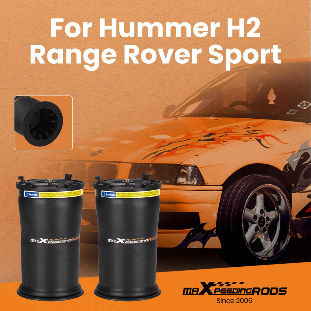 2x Air Spring Air Suspension Front suitable for Hummer H2 2003-2009 15938306 Traser
