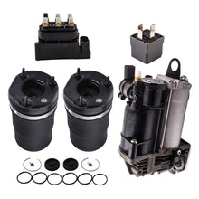 Load image into Gallery viewer, 2x Air Spring Front + Compressor + Valve Block suitable for Mercedes ML W164 GL X164