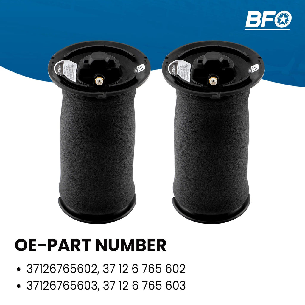 2x Air Suspension Spring Shock Absorber Rear suitable for BMW 5 Series E61 Estate Year 2004-