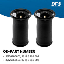 Load image into Gallery viewer, 2x Air Suspension Spring Shock Absorber Rear suitable for BMW 5 Series E61 Estate Year 2004-