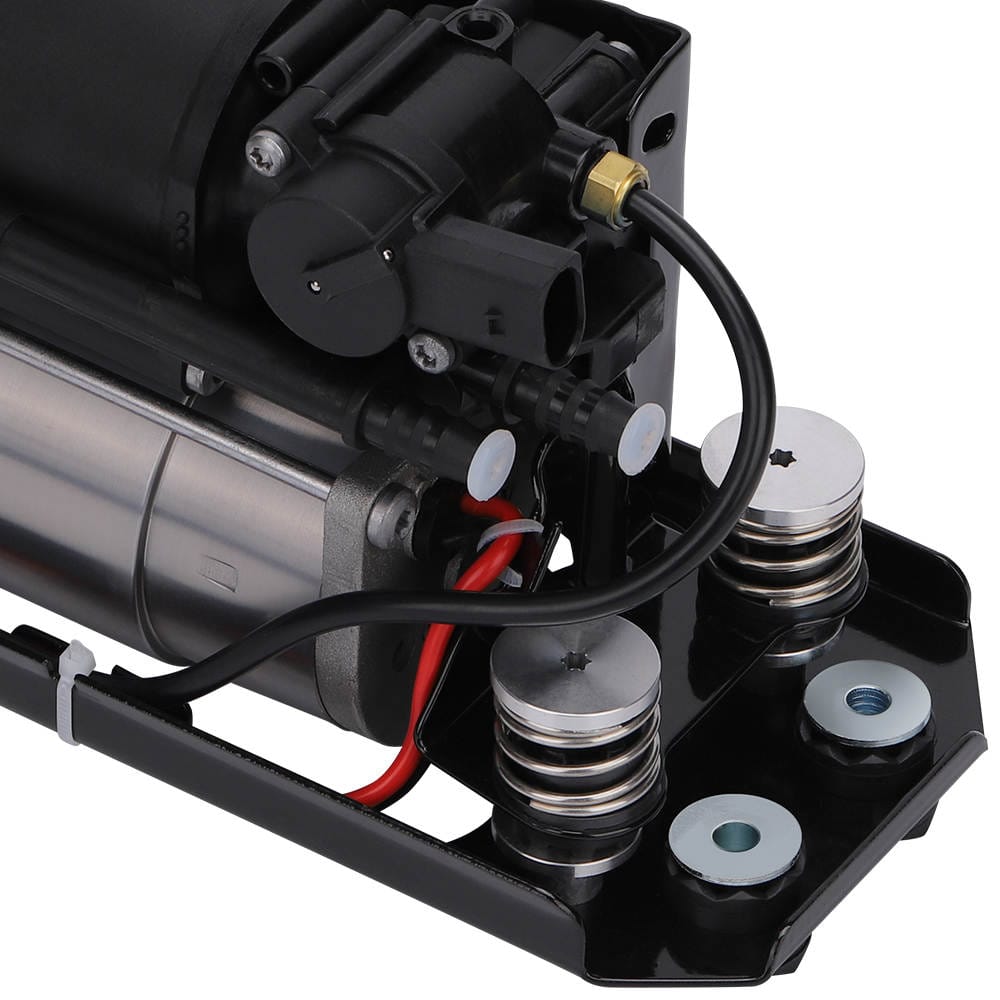 2x Rear Air Spring Bag + Air Suspension Compressor + Valve Block suitable for BMW 5 Series F11 F07