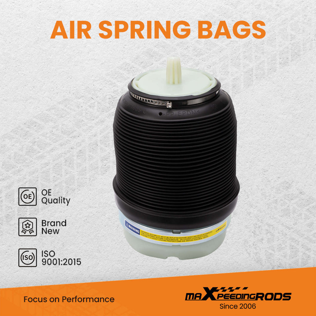 2x Rear Air Suspension Air Spring suitable for AUDI A6 C6 4F Allroad Quattro 4F0616001J