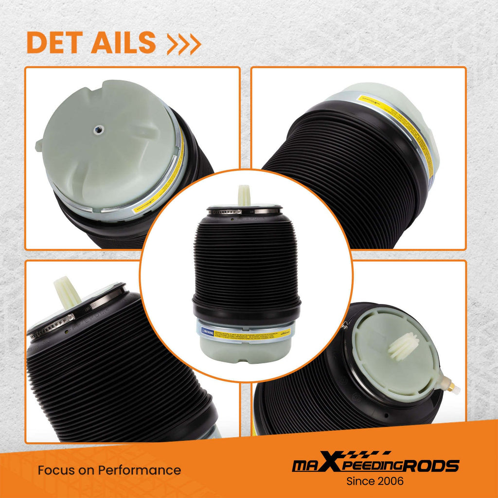 Pair of rear air suspension + compressor suitable for Audi A6 4F C6